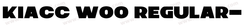 kiaCC W00 Regular字体转换